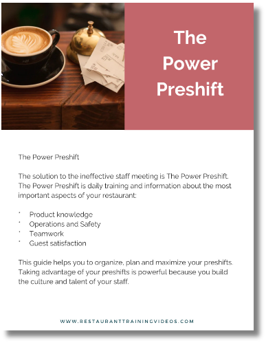 Second sample page of The Power Preshift guide