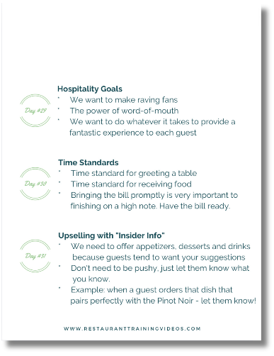 Third sample page of The Power Preshift guide